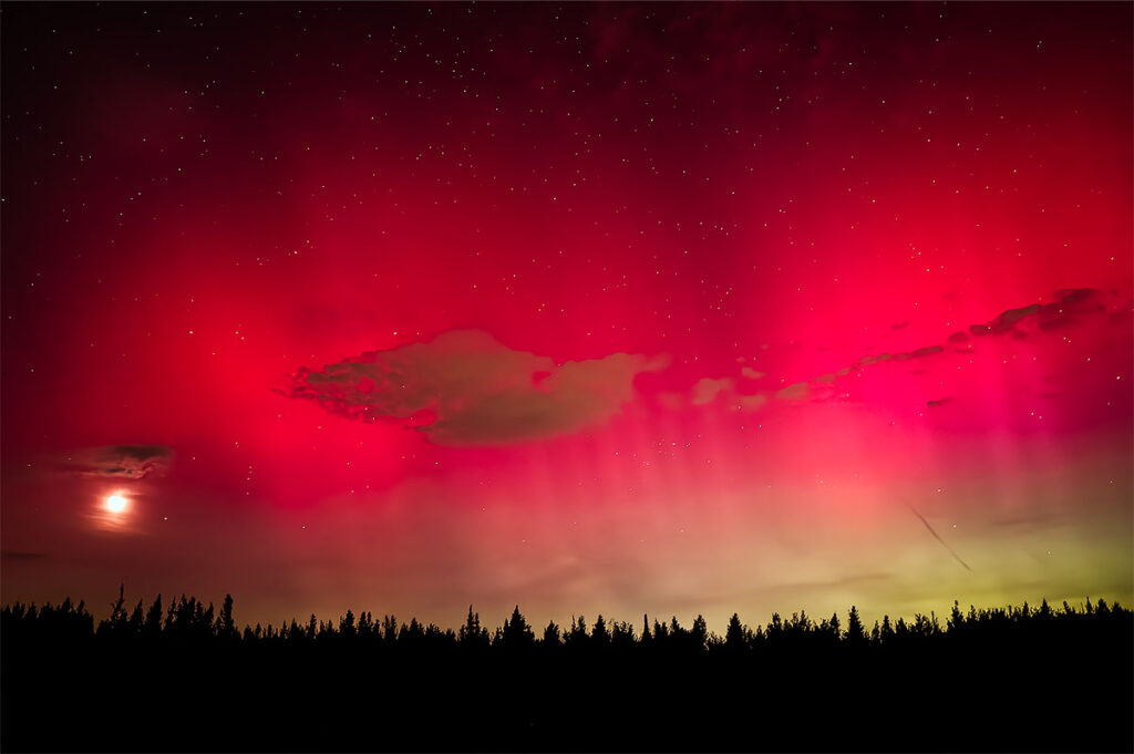 Zorza Polarna w Polsce 10 maj 2024